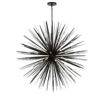 Pragma 18 Light Chandelier in Metallic black (541|12433-06)