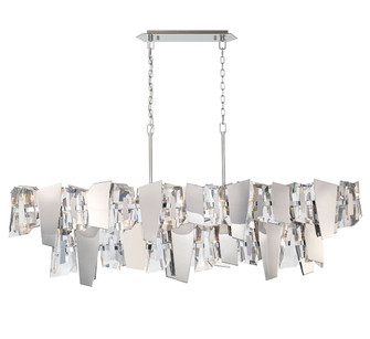 Castellana 14 Light Linear Chandelier in Chrome (541|12404-01)
