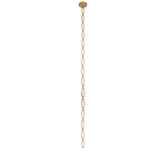 Rimini LED Chandelier in Aged brass (541|12395-022)