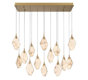 Kosmos LED Chandelier in Painted antique brass (541|12388-030)