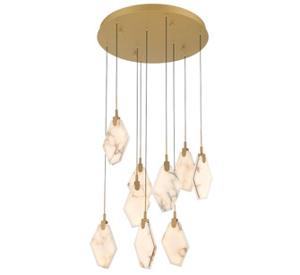 Kosmos LED Chandelier in Painted antique brass (541|12383-030)