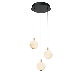 Corfu LED Pendant in Black (541|12370-02)