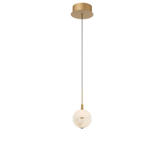 Corfu LED Pendant in Painted antique brass (541|12369-030)
