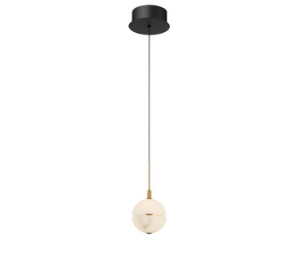 Corfu LED Pendant in Black (541|12369-02)