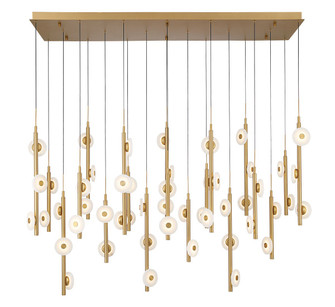 Etna LED Chandelier in Painted antique brass (541|12367-030)