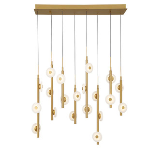Etna LED Chandelier in Painted antique brass (541|12365-030)
