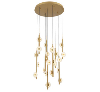 Etna LED Chandelier in Painted antique brass (541|12361-030)