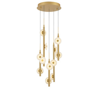 Etna LED Chandelier in Painted antique brass (541|12360-030)