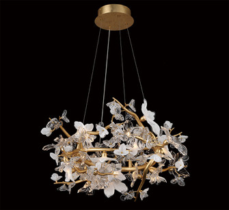 Fiori LED Chandelier in Gold leaf (541|12338-028)