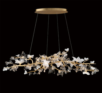 Fiori LED Chandelier in Gold leaf (541|12336-028)
