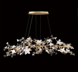 Fiori LED Chandelier in Gold leaf (541|12337-028)