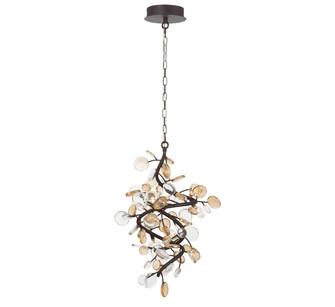 Pisa LED Pendant in Black with gold accent (541|12325-043)