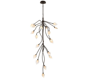 Modena LED Chandelier in Black with gold accent (541|12308-043)