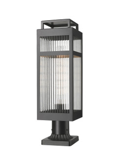 Ridgeway One Light Outdoor Post Lantern in Matte Black (405|9953-1PLT-BK-20-SCL)