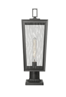 Madison One Light Outdoor Post Lantern in Matte Black (405|9952-1PLT-BK-23-WG)