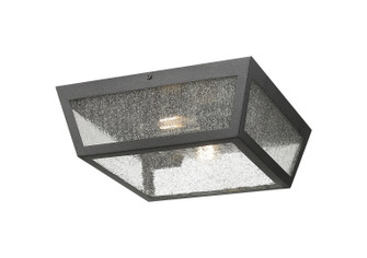 Madison Two Light Flush Mount in Matte Black (405|9952-1F-BK-12-SDY)