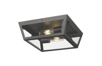 Madison One Light Flush Mount in Matte Black (405|9952-1F-BK-12-CL)