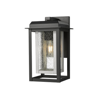 Mansfield One Light Wall Sconce in Matte Black (405|9951-1W-BK-13-CG-SV-SDY)