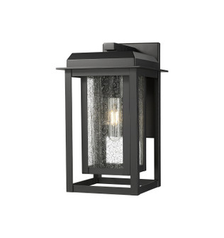 Mansfield One Light Wall Sconce in Matte Black (405|9951-1W-BK-13-CG-BK-SDY)