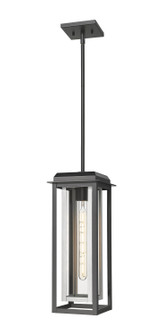 Mansfield One Light Pendant in Matte Black (405|9951-1H-BK-19-CG-SV-CL)