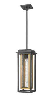 Mansfield One Light Pendant in Matte Black (405|9951-1H-BK-19-CG-BR-SDY)