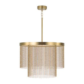 Rae LED Pendant in Aged Brass (65|359321AD)