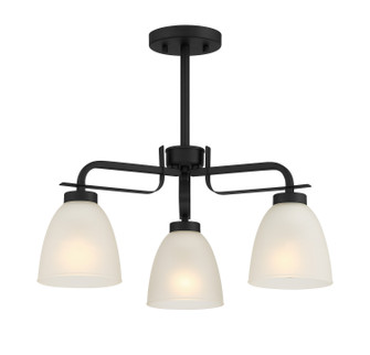 Kaitlen Three Light Semi Flush / Chandelier in Coal (7|4883-66A)