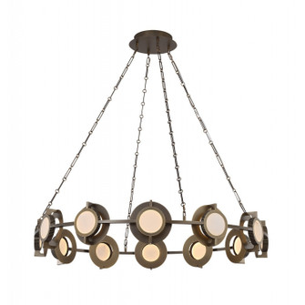 Mayfair LED Chandelier in Aged Brass (192|HF7012-AB)