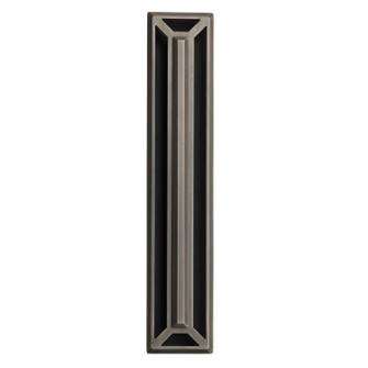 Avenue Outdoor LED Wall Sconce in Aluminum/Black (192|AV10015-ABB)