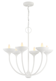 Ryton Six Light Chandelier in Plaster White (7|4716-892)