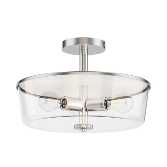 Fuller Three Light Semi Flush/Pendant Convertible in Satin Nickel (16|5695CLSN)