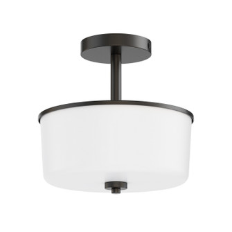 Fuller Two Light Semi Flush/Pendant Convertible in Black (16|5692WTBK)