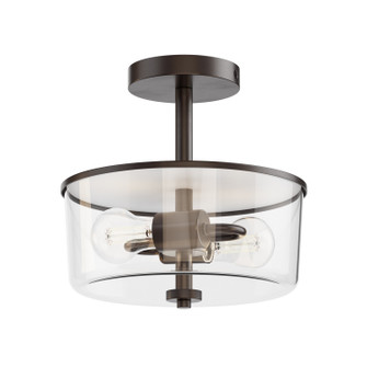 Fuller Two Light Semi Flush/Pendant Convertible in Oil Rubbed Bronze (16|5692CLOI)