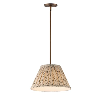 Dunbridge One Light Pendant in Weathered Brass (16|18411OWWBR)