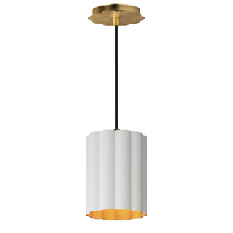 Primrose One Light Pendant in Gold Leaf (16|18054MWGL)
