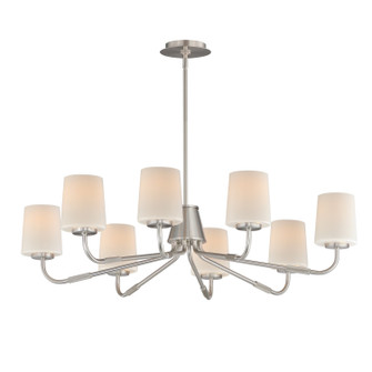 Durham Eight Light Chandelier in Satin Nickel (16|12698WTSN)