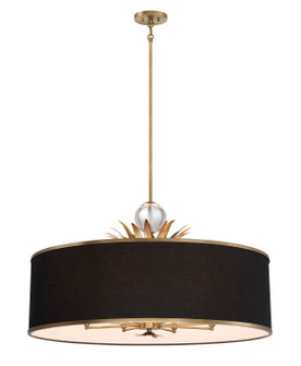 Caprio Eight Light Pendant in Brushed Brass (7|4588-672)