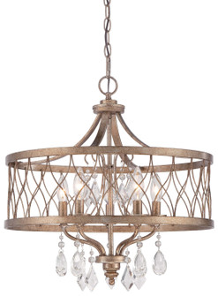 West Liberty Five Light Chandelier in Olympus Gold (7|4404-581)