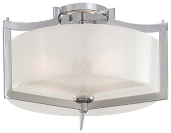 Clarte Three Light Semi Flush Mount in Chrome (7|4397-77)