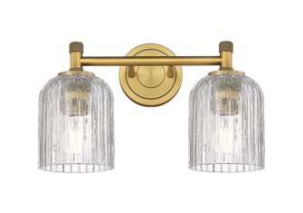 Downtown Urban Two Light Bath Vanity in Brushed Brass (405|434-2W-BB-G559-5CL)