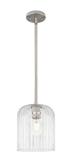 Downtown Urban One Light Pendant in Satin Nickel (405|434-1S-SN-G559-8CL)