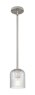 Downtown Urban One Light Pendant in Satin Nickel (405|434-1S-SN-G559-5SDY)