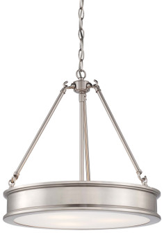 Harbour Point Three Light Pendant in Brushed Nickel (7|4173-84)