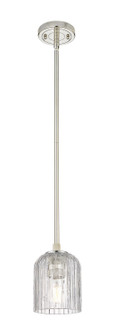 Downtown Urban One Light Pendant in Polished Nickel (405|434-1S-PN-G559-5CL)