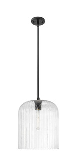 Downtown Urban One Light Pendant in Matte Black (405|434-1S-BK-G559-12CL)