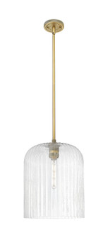 Downtown Urban One Light Pendant in Brushed Brass (405|434-1S-BB-G559-12SDY)