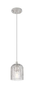 Downtown Urban One Light Pendant in Satin Nickel (405|434-1P-SN-G559-5CL)