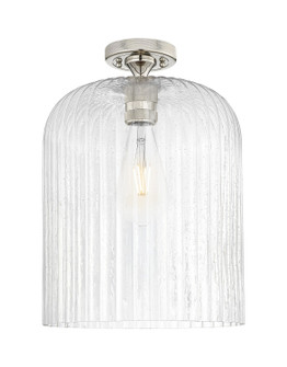 Downtown Urban One Light Flush Mount in Polished Nickel (405|434-1F-PN-G559-12SDY)