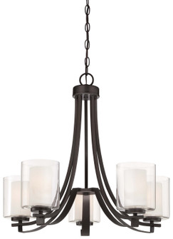 Parsons Studio Five Light Chandelier in Smoked Iron (7|4105-172)