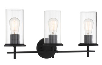 Haisley Three Light Bath Bar in Coal (7|4093-66A)